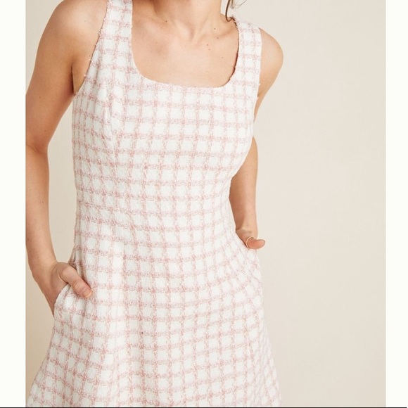NWT Gal Meets Glam Evangeline windowpane dress - Picture 2 of 16